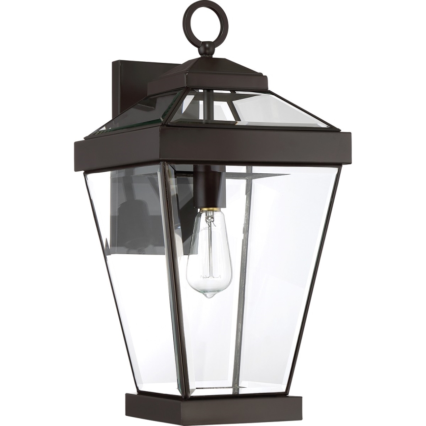 Quoizel - Zunanja stenska svetilka RAVINE 1xE27/60W/230V IP44 rjava