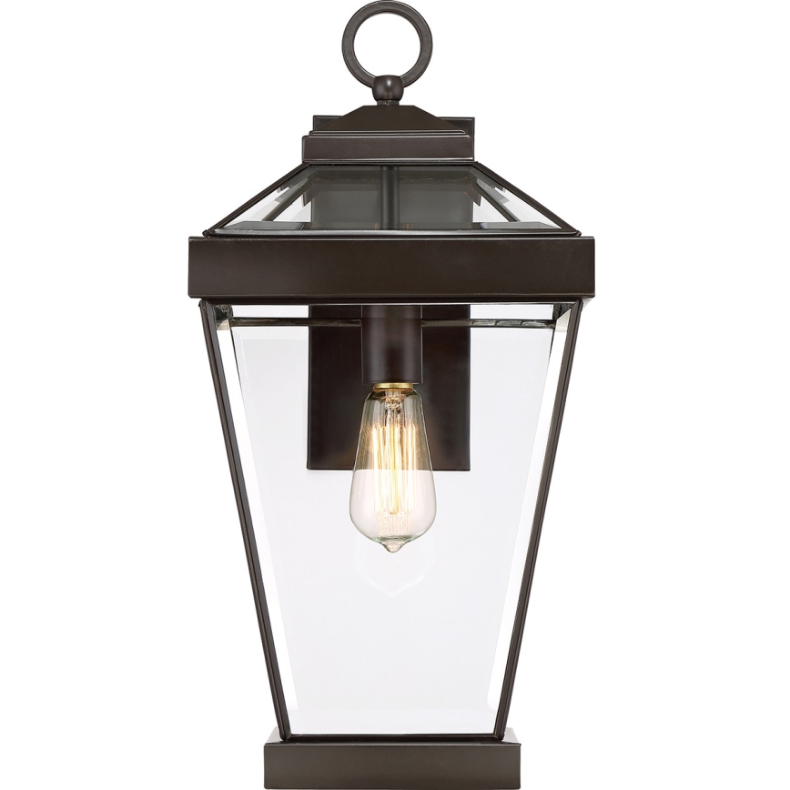 Quoizel - Zunanja stenska svetilka RAVINE 1xE27/60W/230V IP44 rjava