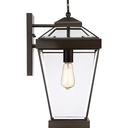 Quoizel - Zunanja stenska svetilka RAVINE 1xE27/60W/230V IP44 rjava