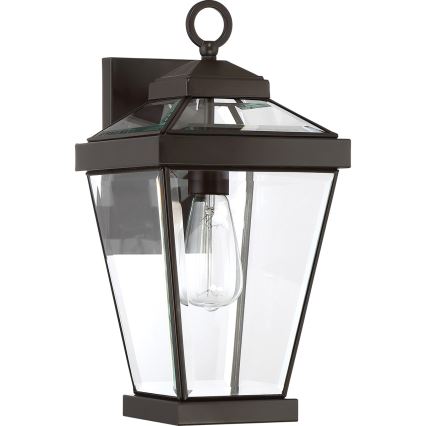 Quoizel - Zunanja stenska svetilka RAVINE 1xE27/60W/230V IP44 rjava