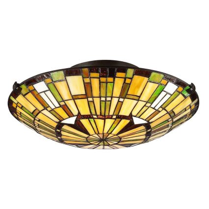 Quoizel - Stropna svetilka REED 2xE27/60W/230V pr. 42 cm