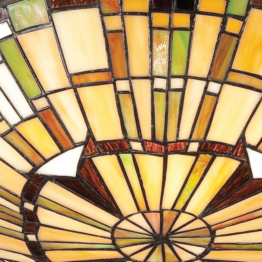 Quoizel - Stropna svetilka Tiffany REED, 2xE27/60W/230V, premer 42 cm