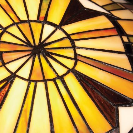 Quoizel - Stropna svetilka Tiffany REED, 2xE27/60W/230V, premer 42 cm