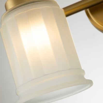 Quoizel - LED kopalniško stensko svetilo SWELL 2xG9/3W/230V IP44 zlato