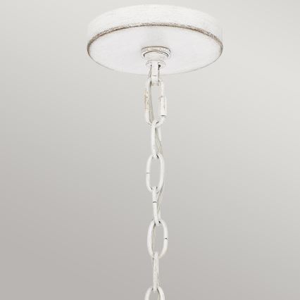 Quoizel - Lestenec na verigi WAYLON 4xE27/60W/230V premer 50,4 cm rjav/bel