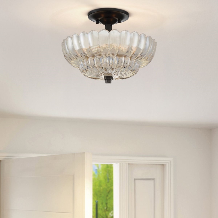 Quoizel - Stropna svetilka WHITECAP 3xE14/40W/230V pr. 29,7 cm