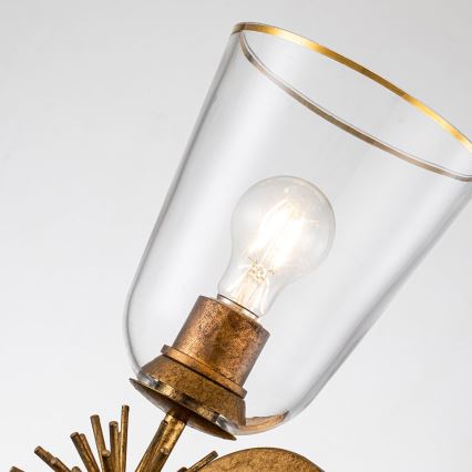 Quoizel - Stensko svetilo STARING 1xE27/40W/230V bakreno