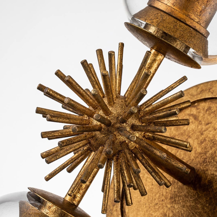 Quoizel - Stensko svetilo STARING 2xE27/40W/230V medeno