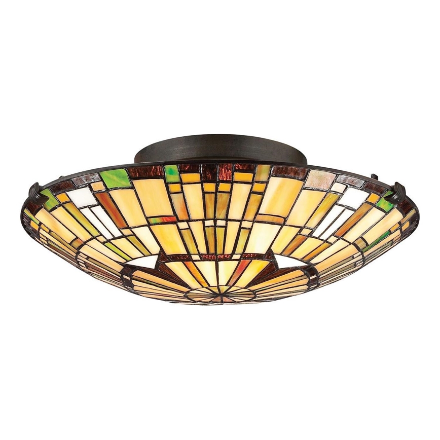 Quoizel - Stropna svetilka REED 2xE27/60W/230V pr. 42 cm