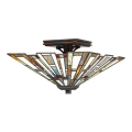 Quoizel - Stropno svetilo Tiffany MAYBECK 2xE27/60W/230V