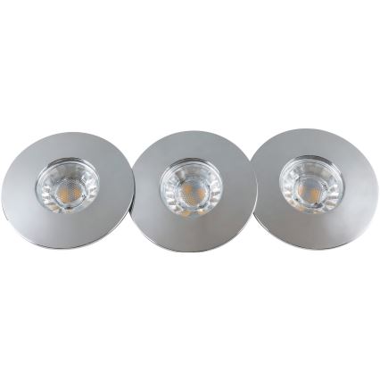 Rabalux - KOMPLET 3xLED Kopalniška vgradna svetilka 3xLED/4W/230V