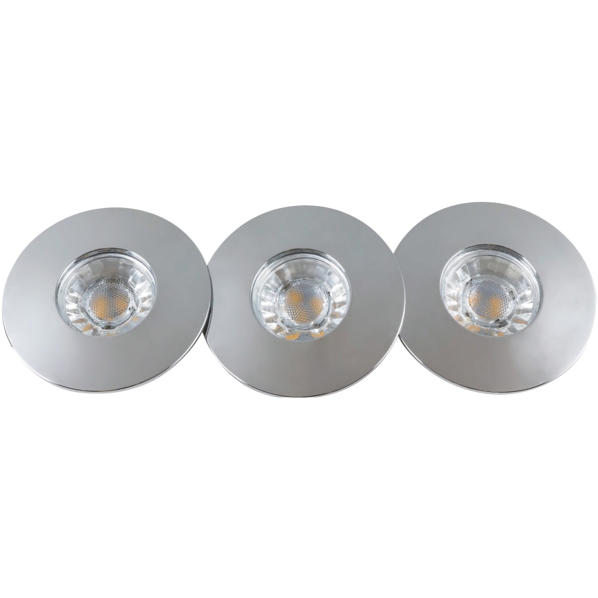 Rabalux - KOMPLET 3xLED Kopalniška vgradna svetilka 3xLED/4W/230V