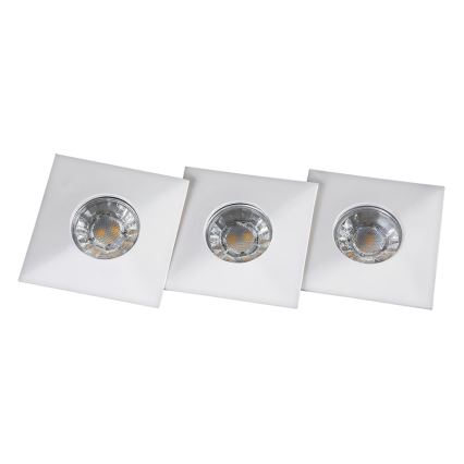 Rabalux 1080 - KOMPLET 3x LED Kopalniška vgradna svetilka RANDY 3xLED/4W/230V