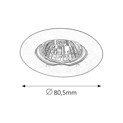 Rabalux 1088 - Vgradna svetilka SPOT RELIGHT 1xGU5,3/50W/12V