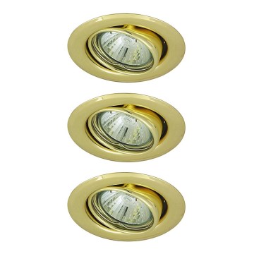 Rabalux 1122 - KOMPLET 3x LED Vgradna svetilka SPOT LIGHT 3xGU10/6W/230V + 3xGU10/50W/230V Rabalux 1122 - KOMPLET 3x LED Vgradna svetilka SPOT LIGHT 3xGU10/6W/230V + 3xGU10/50W/230V