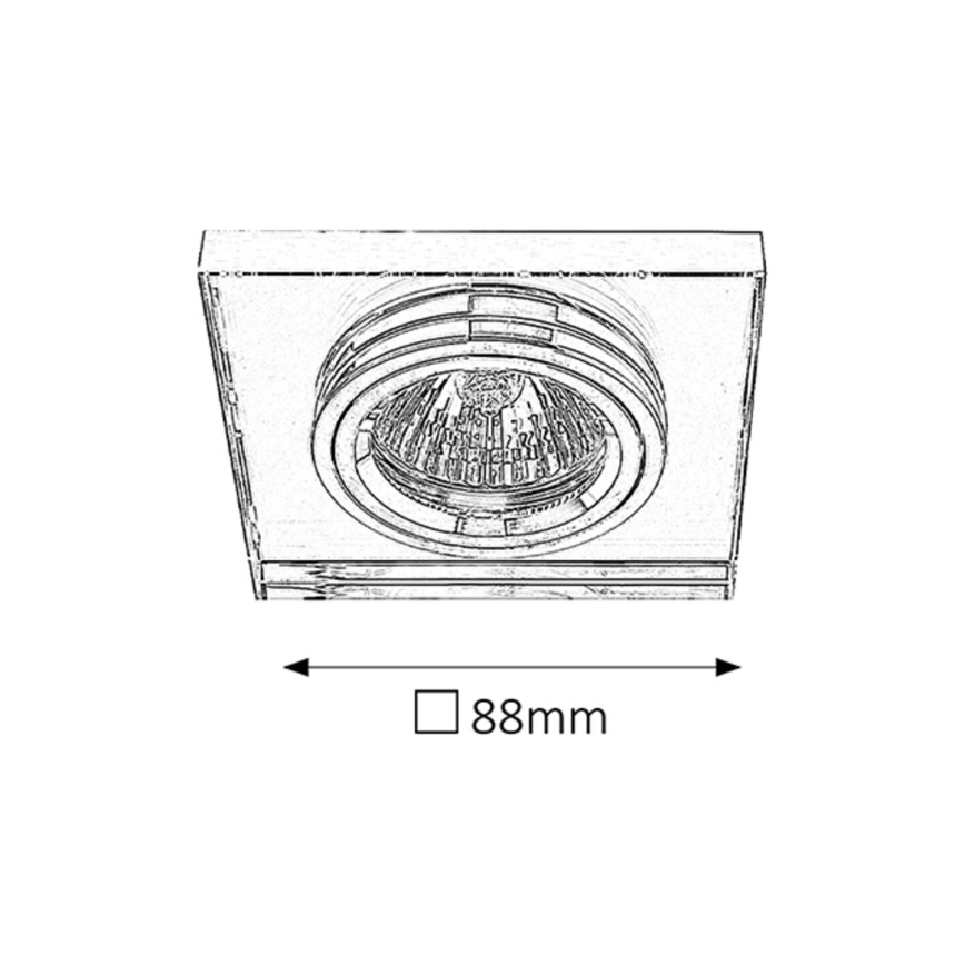 Rabalux - Vgradna svetilka 1xGU5,3/50W/12V