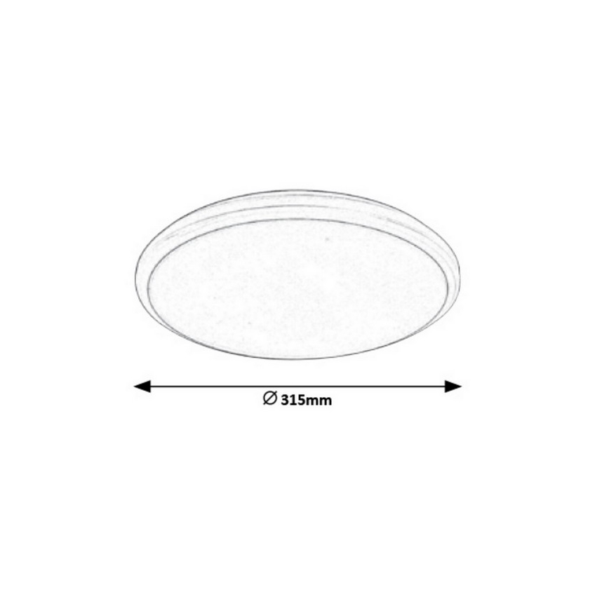 Rabalux - LED Kopalniška stropna svetilka LED/24W/230V IP65