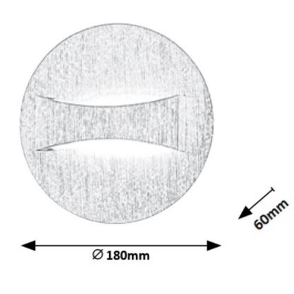 Rabalux - LED Stenska svetilka LED/6W/230V