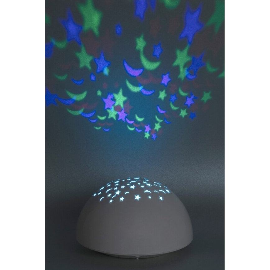 Rabalux - LED Nočna luč RGB LED/0,5W/3xAA