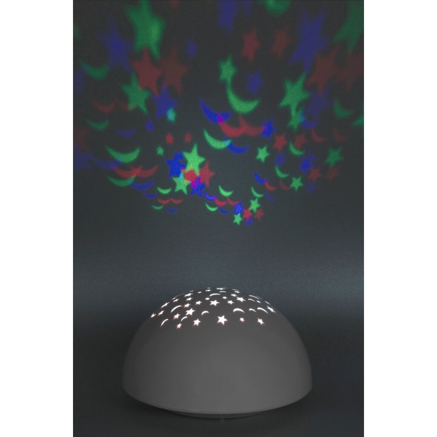 Rabalux - LED Nočna luč RGB LED/0,5W/3xAA