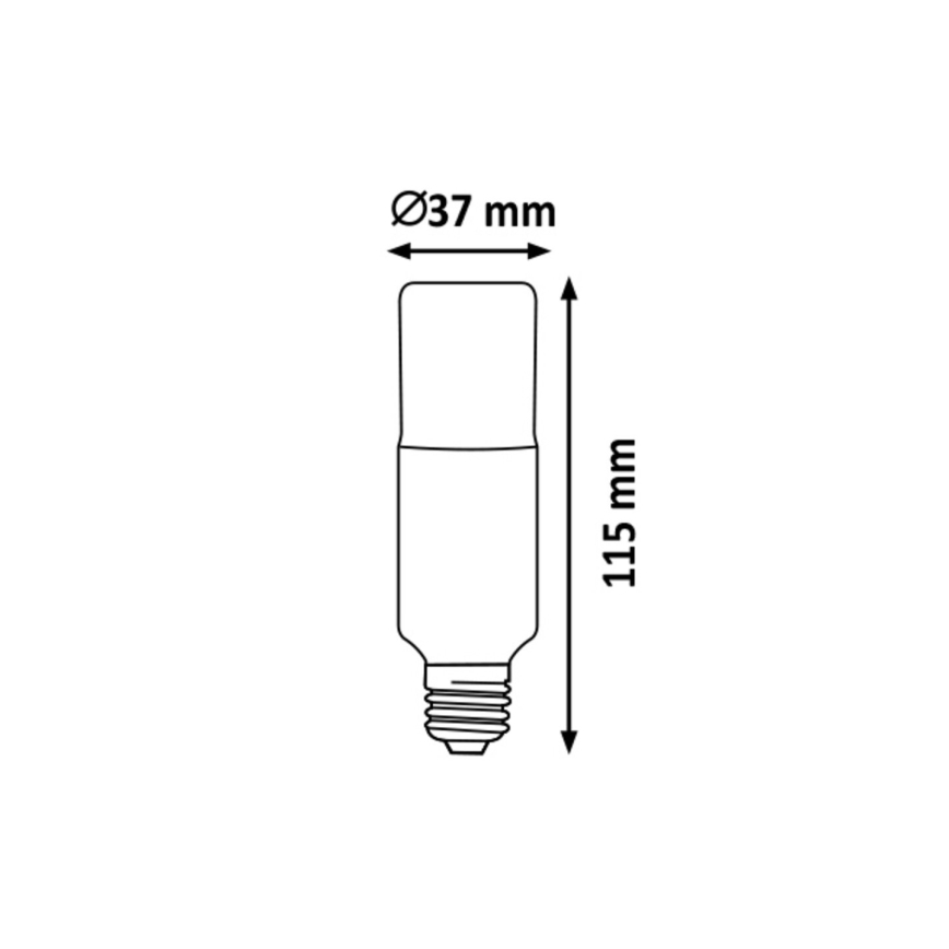 Rabalux - LED Žarnica T37 E27/9W/230V 3000K