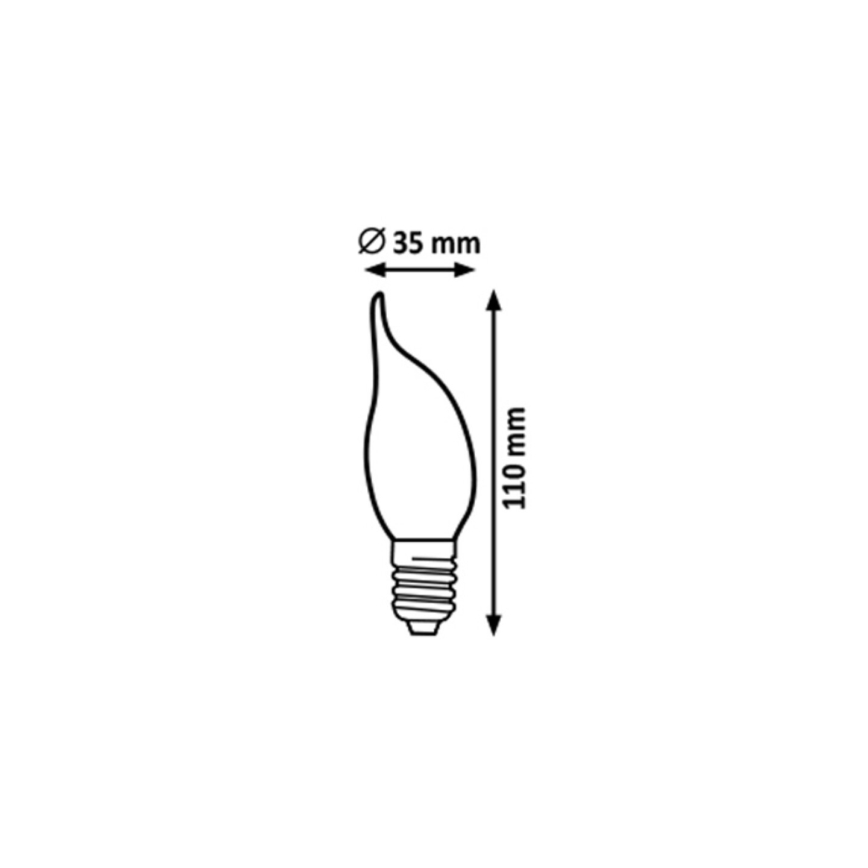 Rabalux - LED Žarnica CF35 E14/4,2W/230V 2700K
