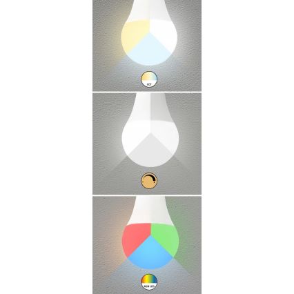 Rabalux - LED RGB Zatemnitvena žarnica GU10/5W/230V Wi-Fi 3000-6500K