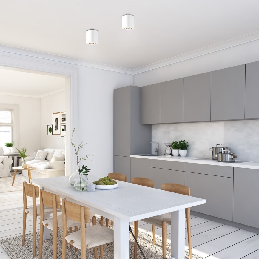 Rabalux - Reflektor 1xGU10/42W/230V bela