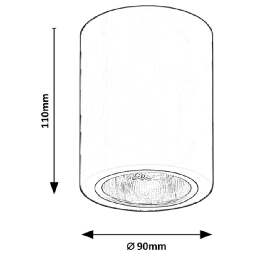 Rabalux - Reflektor 1xE27/25W/230V črna
