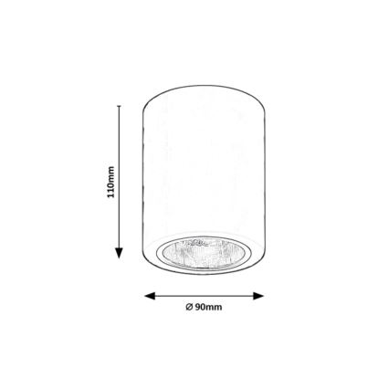 Rabalux - Točkovno svetilo 1xE27/25W/230V belo
