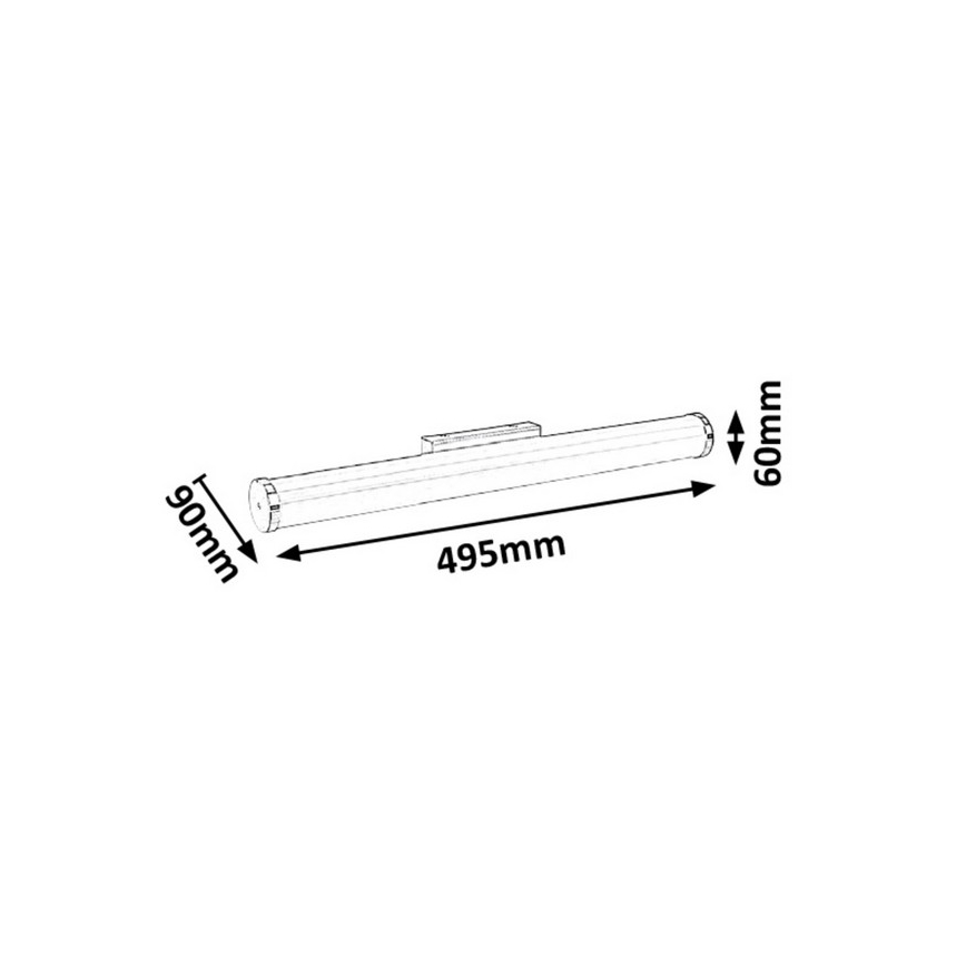 Rabalux - LED Kopalniška luč za osvetlitev ogledala LED/12W/230V 50cm