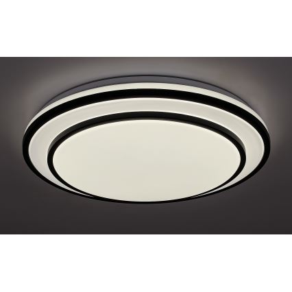 Rabalux - LED Zatemnitvena stropna svetilka LED/40W/230V 3000-6500K črna + Daljinski upravljalnik