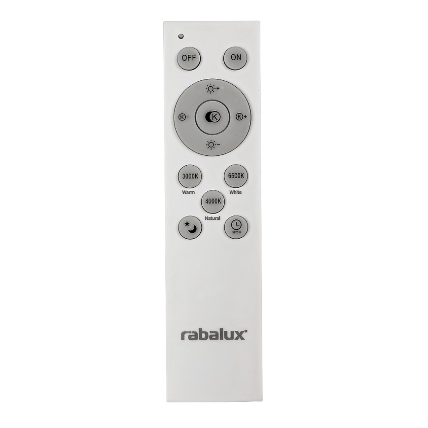 Rabalux - LED Zatemnitvena stropna svetilka LED/40W/230V 3000-6500K črna + Daljinski upravljalnik