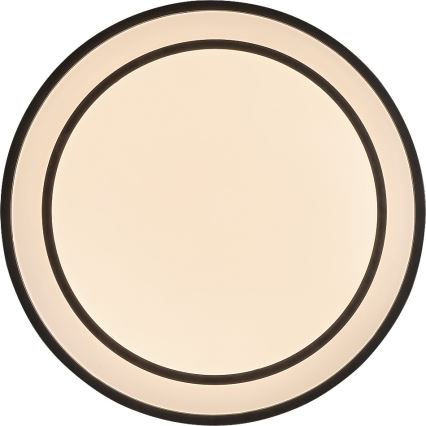 Rabalux - LED stropna svetilka z možnostjo zatemnitve LED/40W/230V 3000-6500K črna, premer 49 cm + daljinski upravljalnik