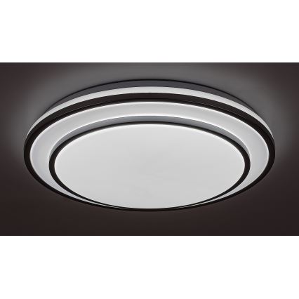 Rabalux - zatemnjevalna LED stropna svetilka LED/40W/230V 3000-6500K srebrna, premer 49 cm + daljinski upravljalnik