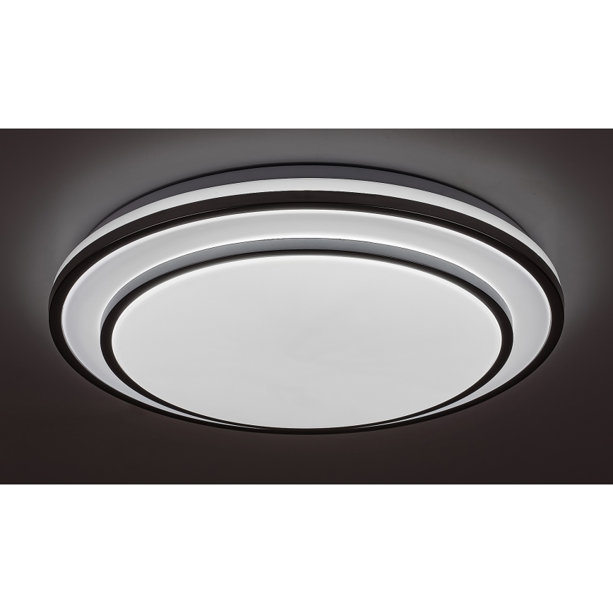 Rabalux - zatemnjevalna LED stropna svetilka LED/40W/230V 3000-6500K srebrna, premer 49 cm + daljinski upravljalnik