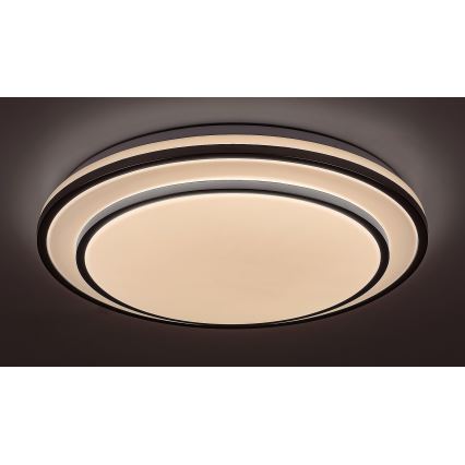 Rabalux - zatemnjevalna LED stropna svetilka LED/40W/230V 3000-6500K srebrna, premer 49 cm + daljinski upravljalnik