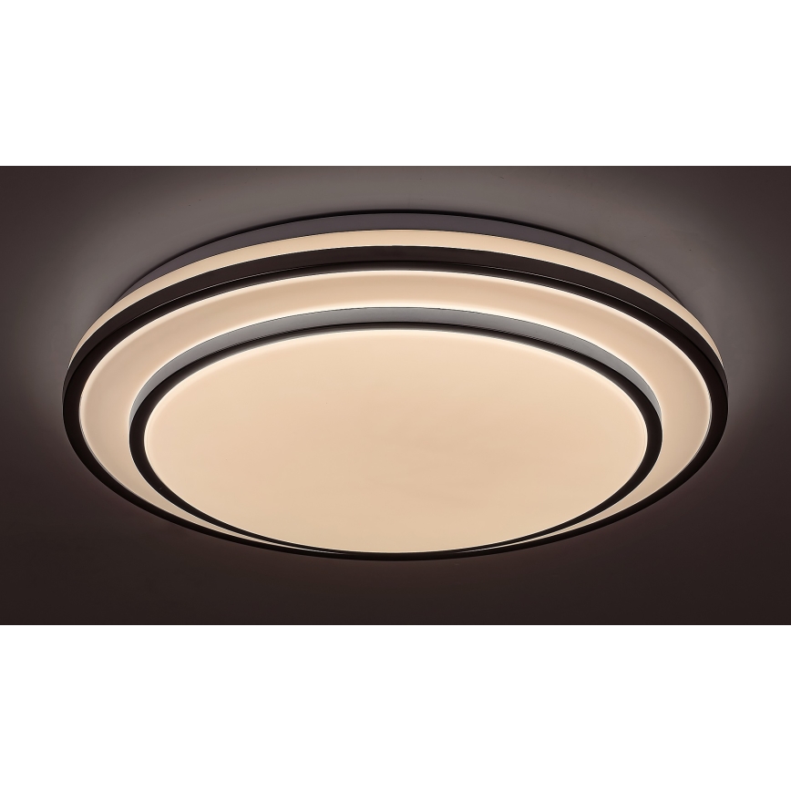 Rabalux - zatemnjevalna LED stropna svetilka LED/40W/230V 3000-6500K srebrna, premer 49 cm + daljinski upravljalnik