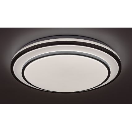 Rabalux - zatemnjevalna LED stropna svetilka LED/40W/230V 3000-6500K srebrna, premer 49 cm + daljinski upravljalnik