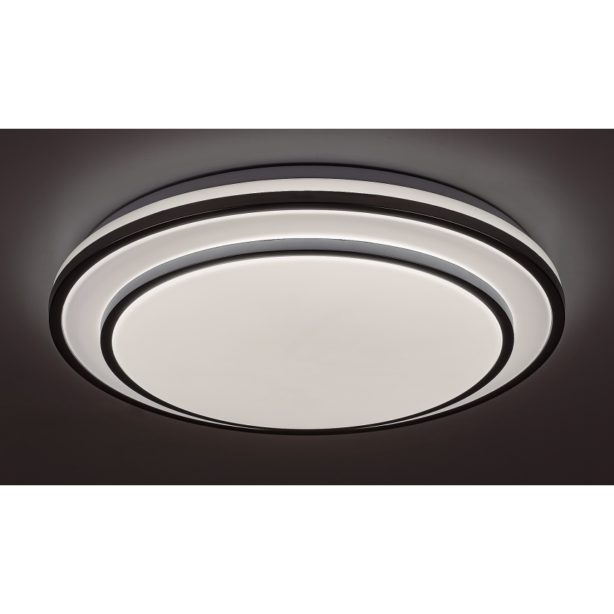 Rabalux - zatemnjevalna LED stropna svetilka LED/40W/230V 3000-6500K srebrna, premer 49 cm + daljinski upravljalnik