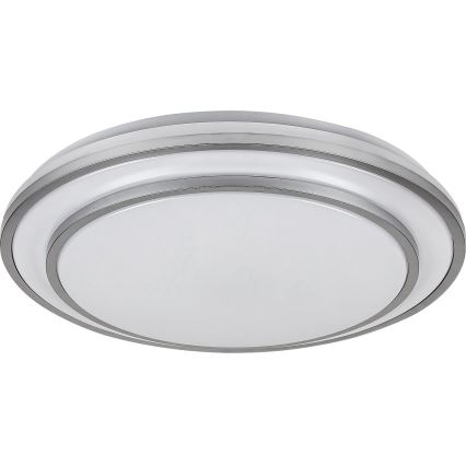 Rabalux - zatemnjevalna LED stropna svetilka LED/40W/230V 3000-6500K srebrna, premer 49 cm + daljinski upravljalnik