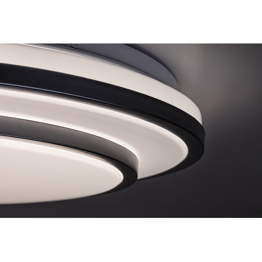 Rabalux - zatemnjevalna LED stropna svetilka LED/40W/230V 3000-6500K srebrna, premer 49 cm + daljinski upravljalnik