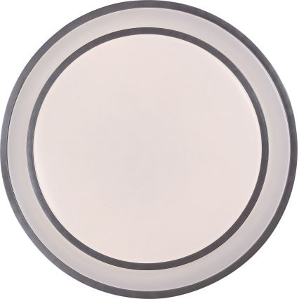 Rabalux - zatemnjevalna LED stropna svetilka LED/40W/230V 3000-6500K srebrna, premer 49 cm + daljinski upravljalnik