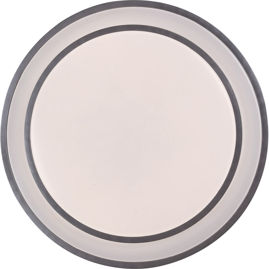 Rabalux - zatemnjevalna LED stropna svetilka LED/40W/230V 3000-6500K srebrna, premer 49 cm + daljinski upravljalnik