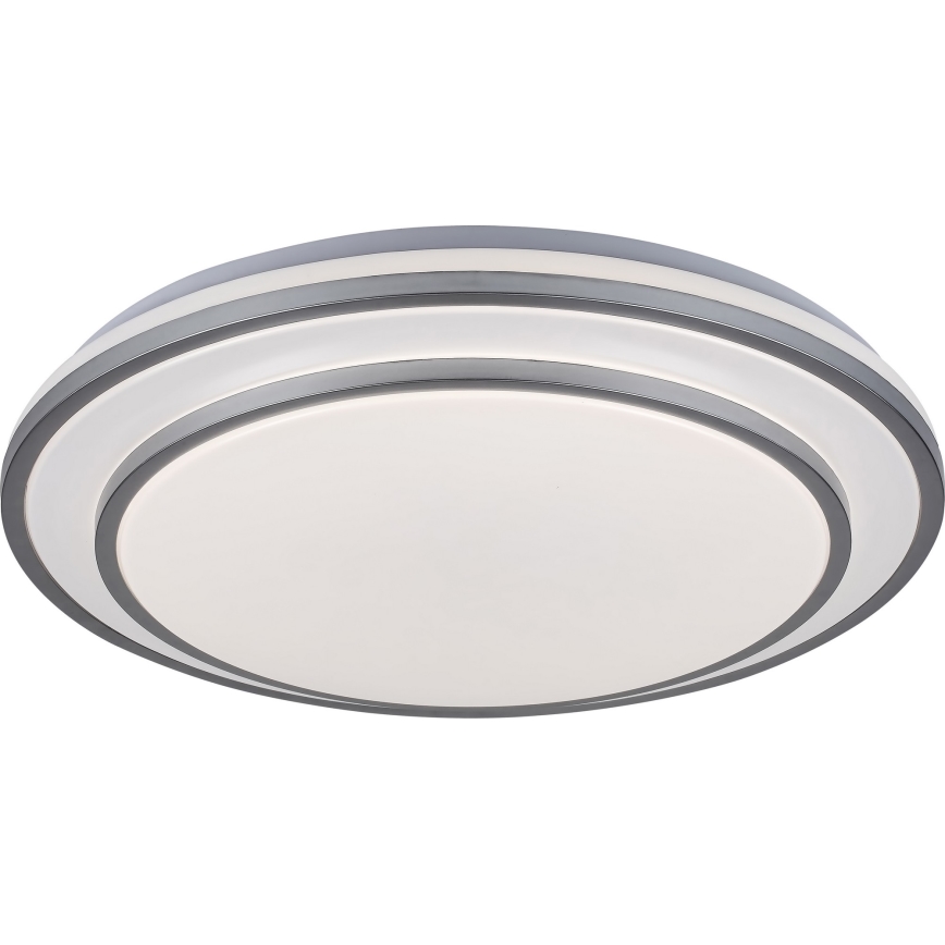Rabalux - zatemnjevalna LED stropna svetilka LED/40W/230V 3000-6500K srebrna, premer 49 cm + daljinski upravljalnik