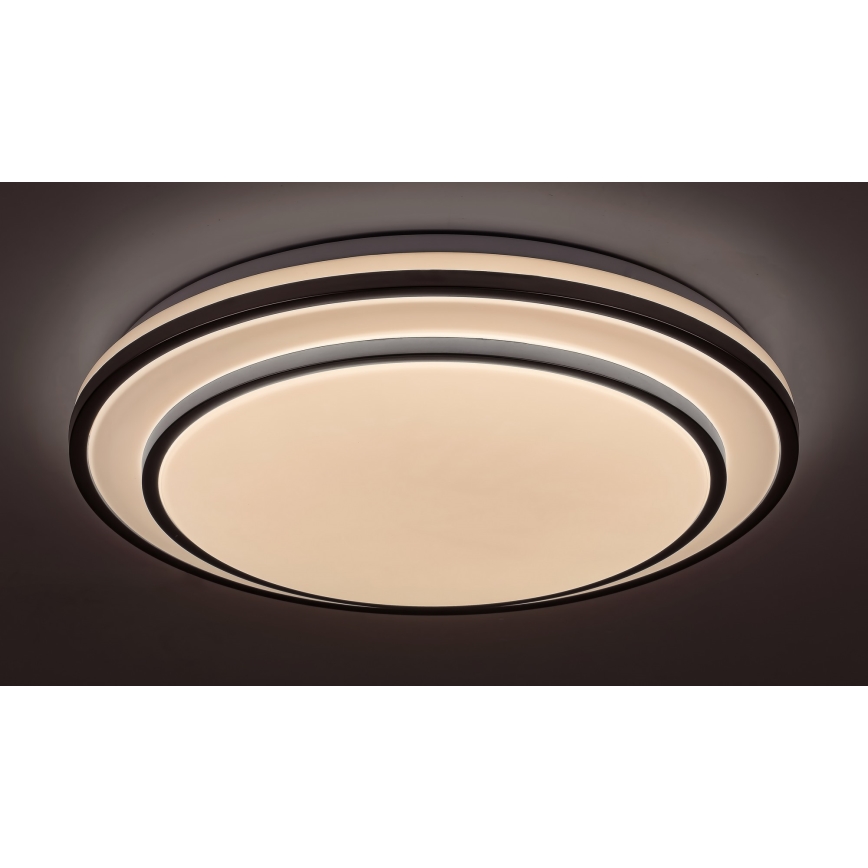 Rabalux - zatemnjevalna LED stropna svetilka LED/40W/230V 3000-6500K srebrna, premer 49 cm + daljinski upravljalnik