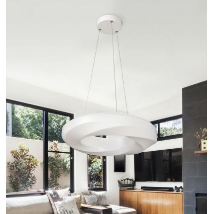 Rabalux - LED Lestenec LED/24W/230V bela