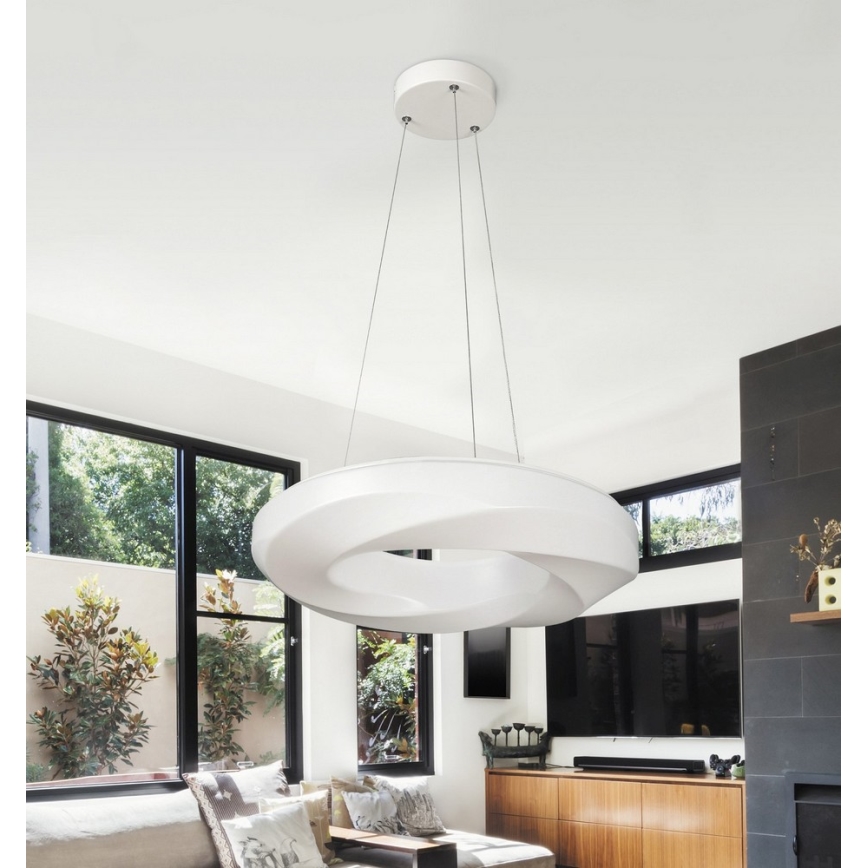 Rabalux - LED Lestenec LED/24W/230V bela