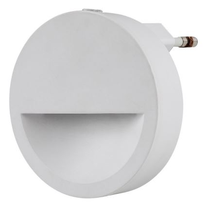 Rabalux - LED Nočna lučka s senzorjem mraka LED/0,5W/230V 3000K pr. 65 mm