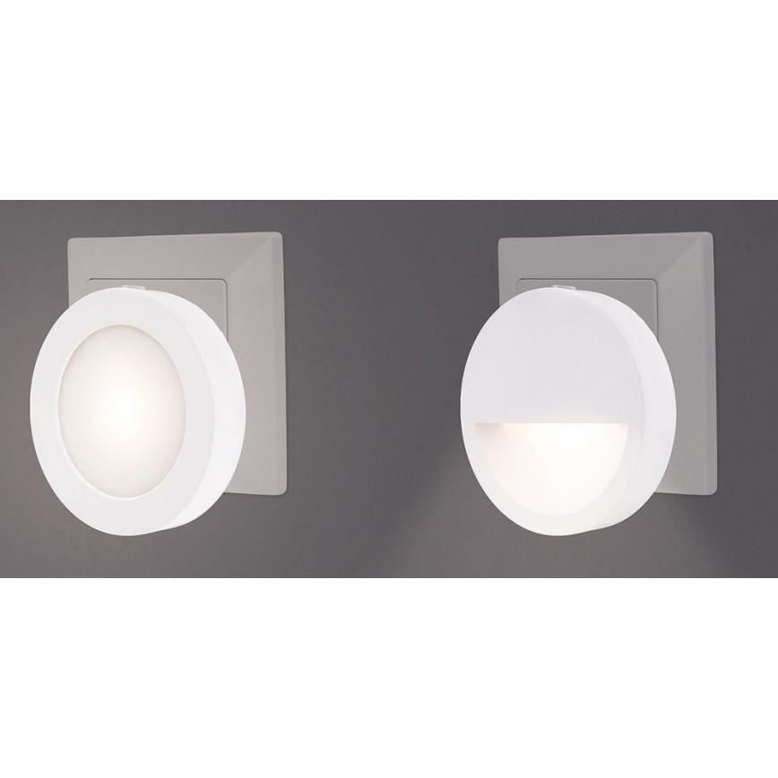 Rabalux - LED Nočna lučka s senzorjem mraka LED/0,5W/230V 3000K pr. 65 mm